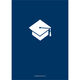 Blue and Green Hats Off Graduation Invitations Image 2 of 5